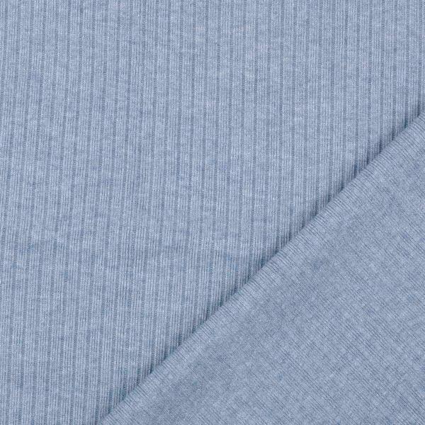 Strick melange jeansblau